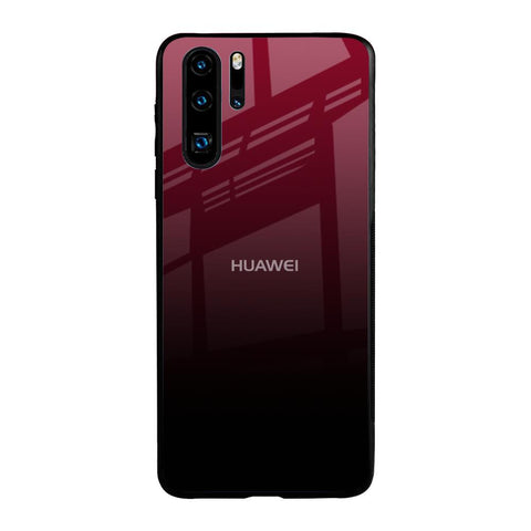 Wine Red Glossy Case For Huawei P30 Pro