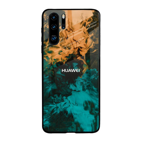 Watercolor Wave Glossy Case for Huawei P30 Pro