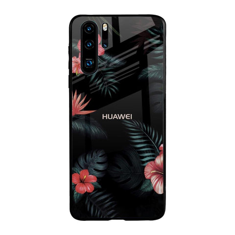 Tropical Art Flower Glossy Case for Huawei P30 Pro