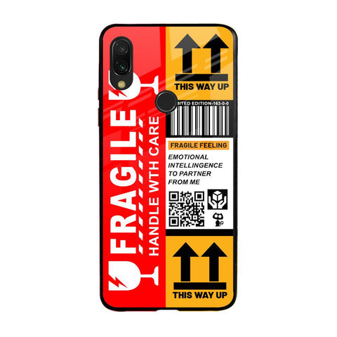 Handle With Care Glossy Case for Xiaomi Redmi Note 7 Pro
