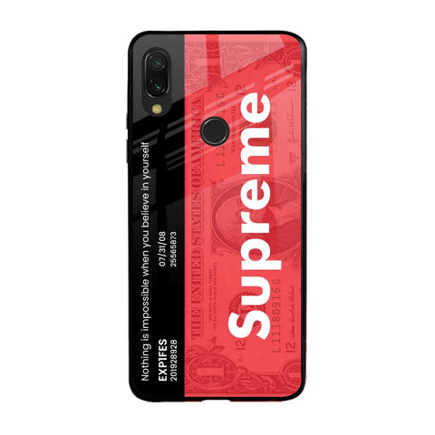Supreme Ticket Glossy Case for Xiaomi Redmi Note 7 Pro