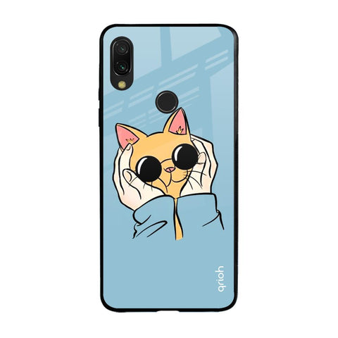 Adorable Cute Kitty Glossy Case For Xiaomi Redmi Note 7 Pro