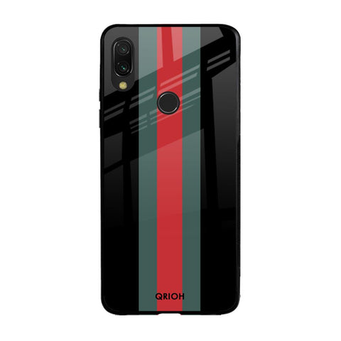 Vertical Stripes Glossy Case for Xiaomi Redmi Note 7 Pro