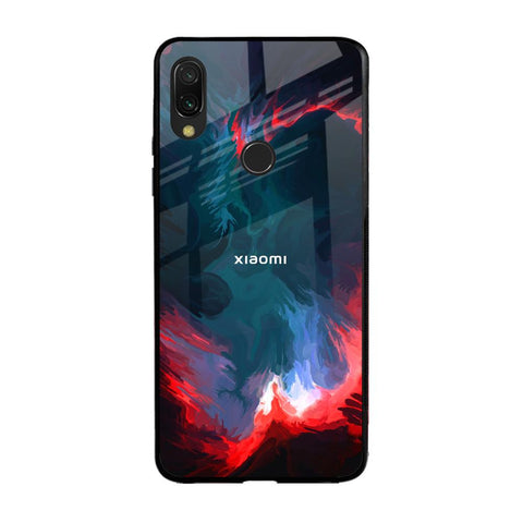 Brush Art Glossy Case For Xiaomi Redmi Note 7 Pro