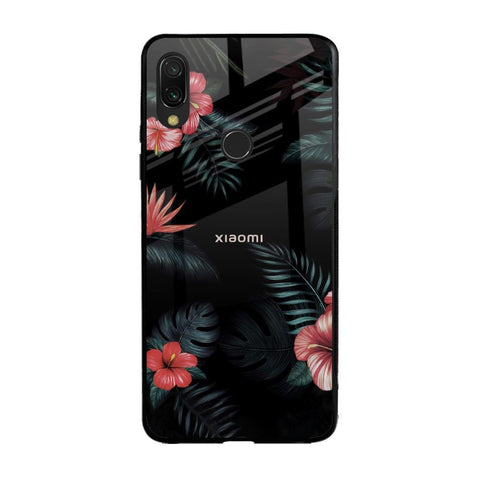 Tropical Art Flower Glossy Case for Xiaomi Redmi Note 7 Pro