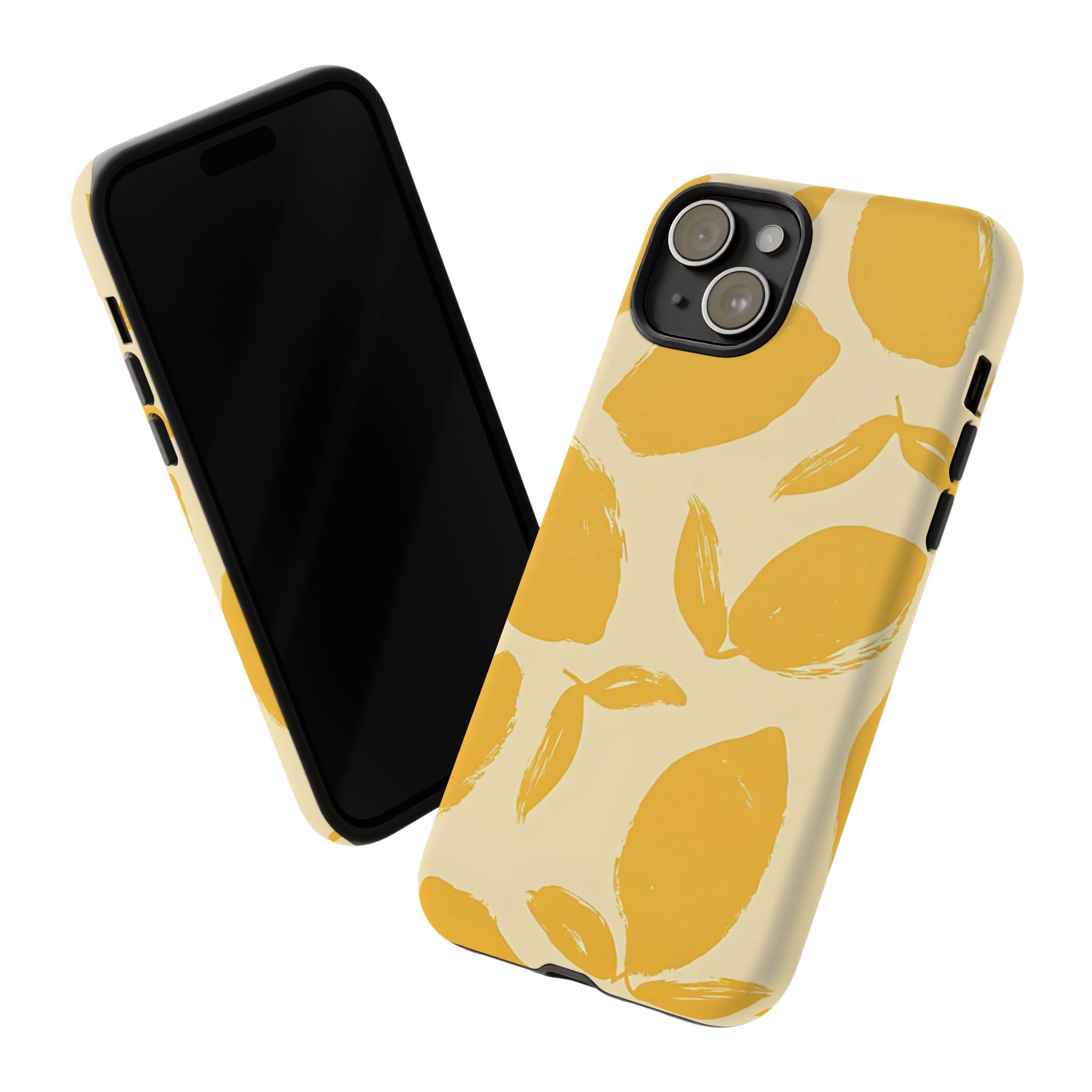 Citrus Glow Premium Tough Shining Phone Case (Double Layer) Available For All iPhone Models