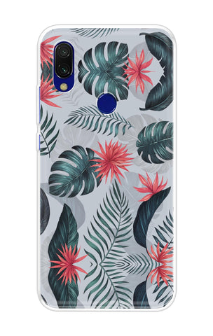 Retro Floral Leaf Soft Cover for Xiaomi Redmi 7