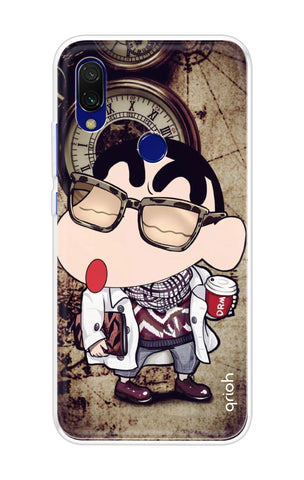 Nerdy Shinchan Soft Cover for Xiaomi Redmi 7