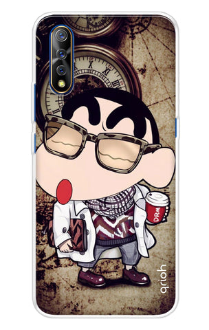 Nerdy Shinchan Soft Cover for Vivo S1