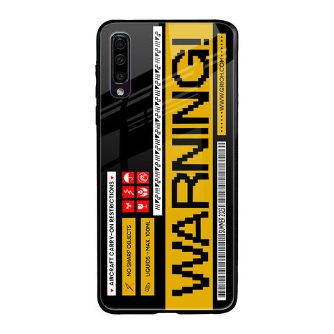 Aircraft Warning Glossy Case for Samsung Galaxy A70