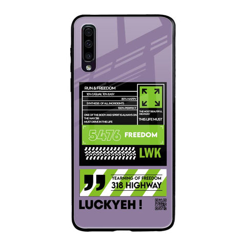 Run & Freedom Glossy Case for Samsung Galaxy A70