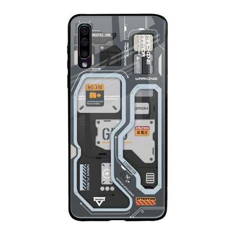 Retro Futuristic Glossy Case for Samsung Galaxy A70