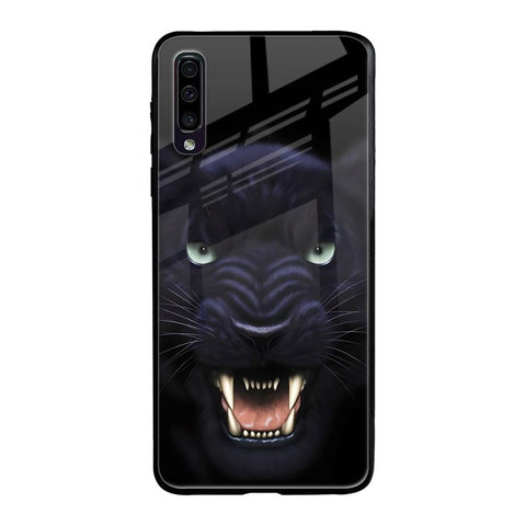 Angry Black Leopard Glossy Case for Samsung Galaxy A70