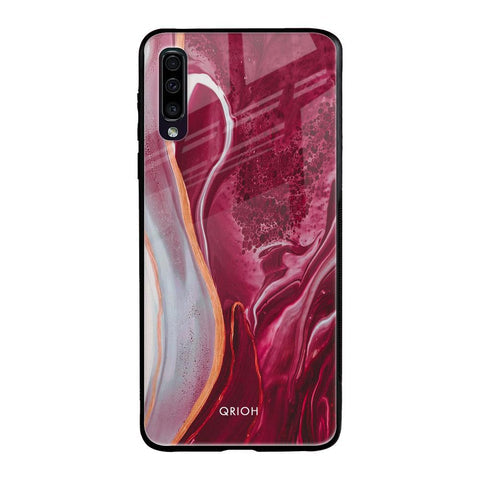 Crimson Ruby Glossy Case for Samsung Galaxy A70