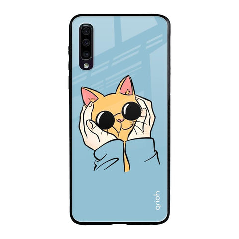 Adorable Cute Kitty Glossy Case For Samsung Galaxy A70