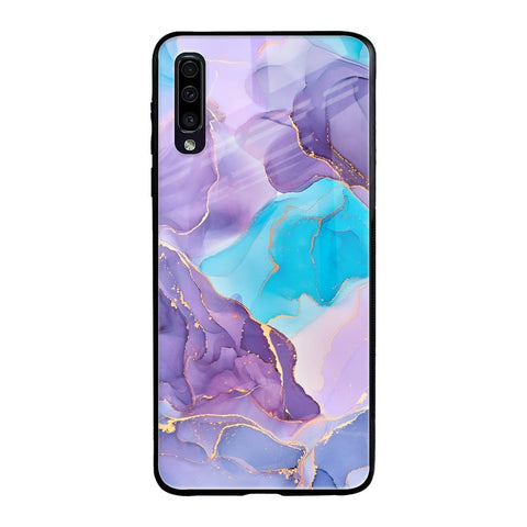 Alcohol ink Marble Glossy Case for Samsung Galaxy A70