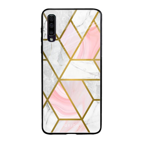Geometrical Marble Glossy Case for Samsung Galaxy A70