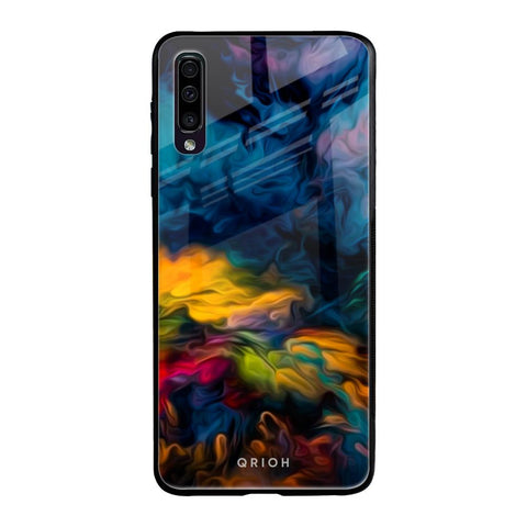 Multicolor Oil Painting Glossy Case for Samsung Galaxy A70