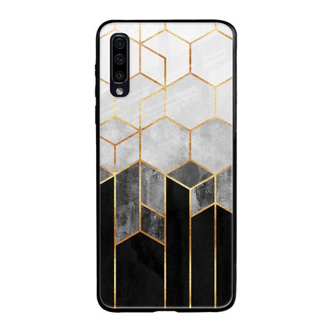 Tricolor Pattern Glossy Case for Samsung Galaxy A70