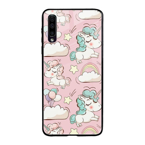 Balloon Unicorn Glossy case for Samsung Galaxy A70