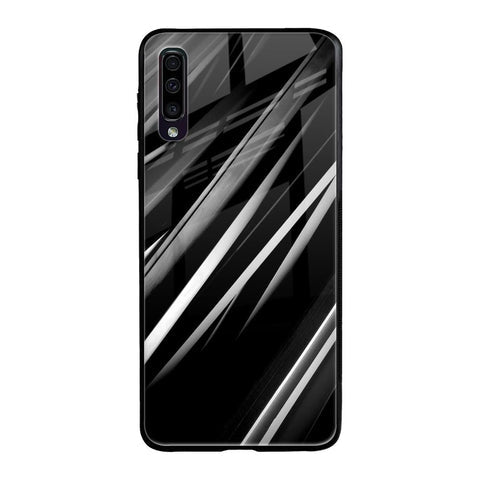 Black & Grey Gradient Glossy Case For Samsung Galaxy A70