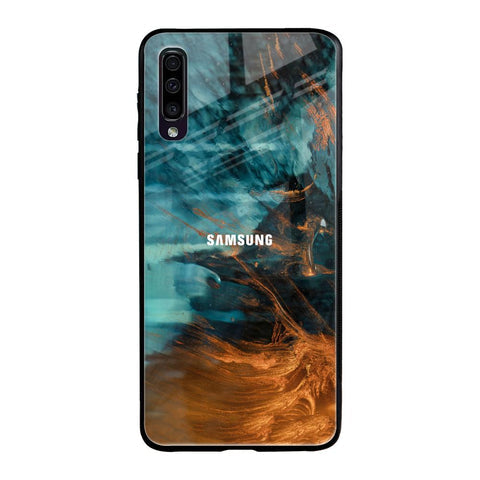 Golden Splash Glossy Case for Samsung Galaxy A70