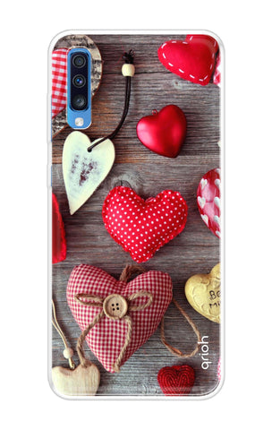 Valentine Hearts Soft Cover for Samsung Galaxy A70