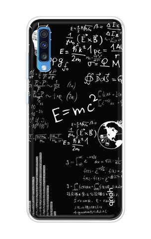 Equation Doodle Soft Cover for Samsung Galaxy A70