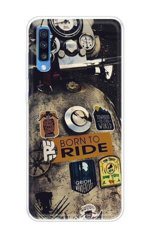 Ride Mode On Soft Cover for Samsung Galaxy A70