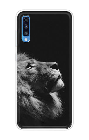 Lion Looking to Sky Soft Cover for Samsung Galaxy A70