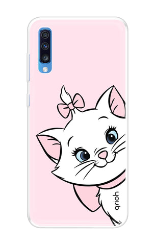 Cute Kitty Soft Cover For Samsung Galaxy A70