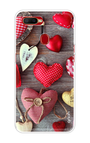 Valentine Hearts Soft Cover for Oppo A5s