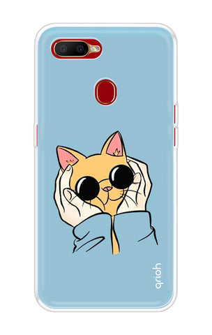 Attitude Cat Soft Cover for Oppo A5s