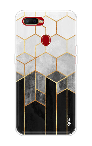 Hexagonal Pattern Soft Cover for Oppo A5s