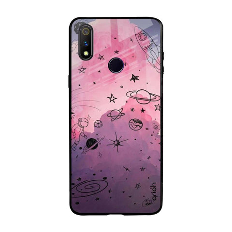 Space Doodles Glossy Case for Realme 3 Pro