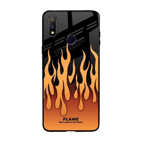 Fire Flame Glossy Case for Realme 3 Pro