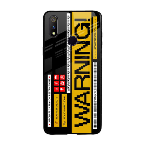 Aircraft Warning Glossy Case for Realme 3 Pro