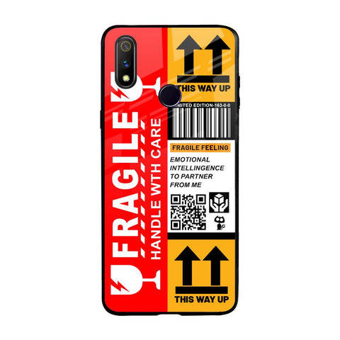 Handle With Care Glossy Case for Realme 3 Pro