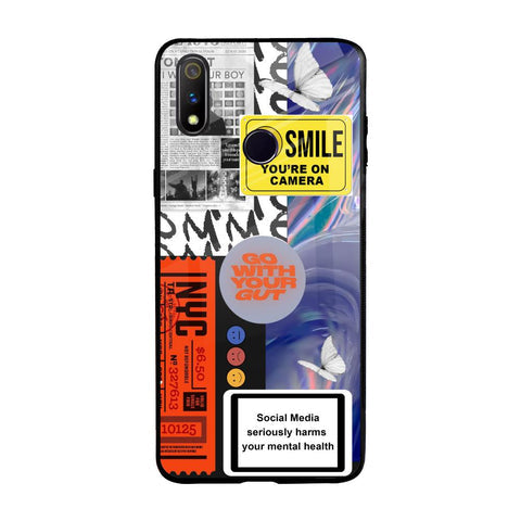 Smile for Camera Glossy Case for Realme 3 Pro
