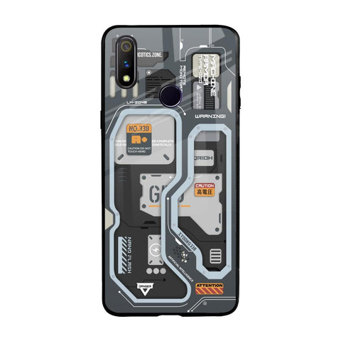Retro Futuristic Glossy Case for Realme 3 Pro