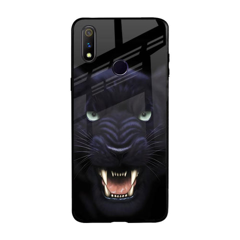 Angry Black Leopard Glossy Case for Realme 3 Pro