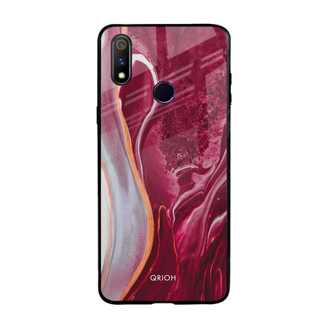 Crimson Ruby Glossy Case for Realme 3 Pro