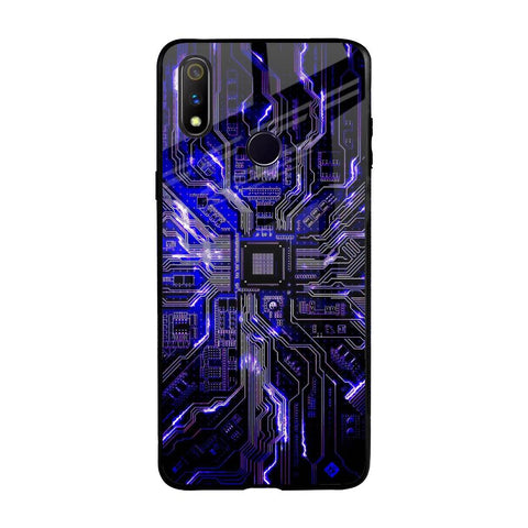 Techno Color Pattern Glossy Case For Realme 3 Pro