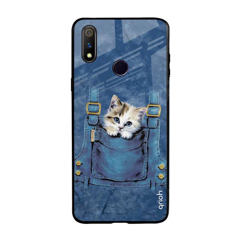 Kitty In Pocket Glossy Case For Realme 3 Pro