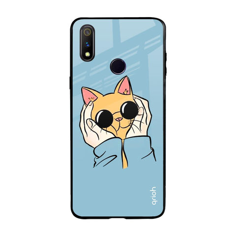 Adorable Cute Kitty Glossy Case For Realme 3 Pro