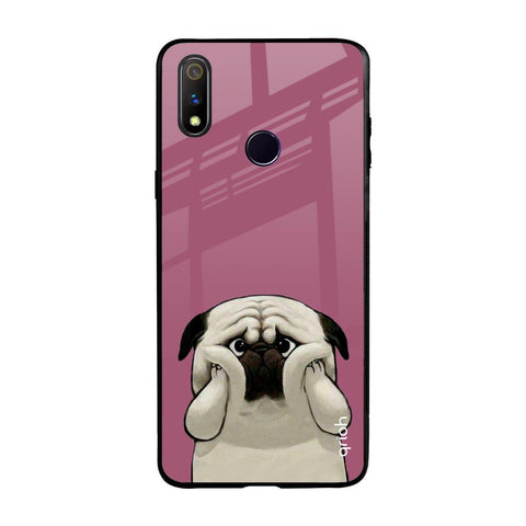 Funny Pug Face Glossy Case For Realme 3 Pro