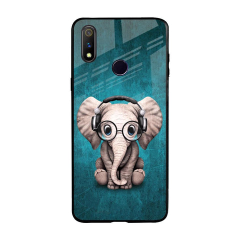 Adorable Baby Elephant Glossy Case For Realme 3 Pro