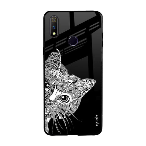 Kitten Mandala Glossy Case for Realme 3 Pro
