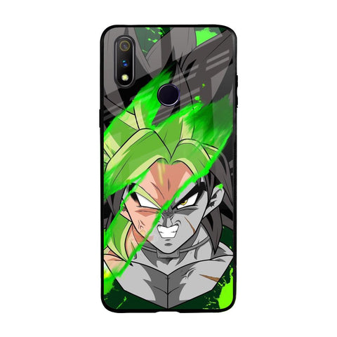 Anime Green Splash Glossy Case for Realme 3 Pro