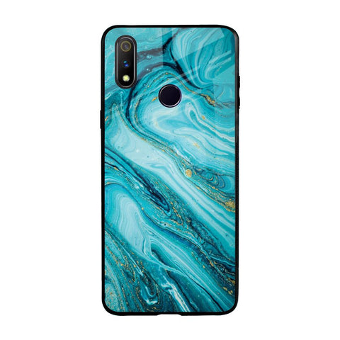 Ocean Marble Glossy Case for Realme 3 Pro